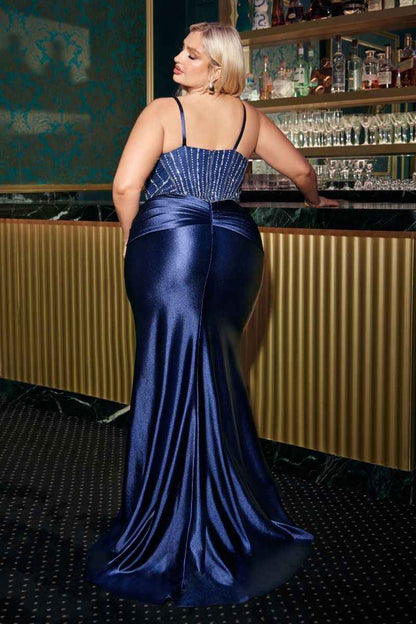 gathered waistline & sheer bodice