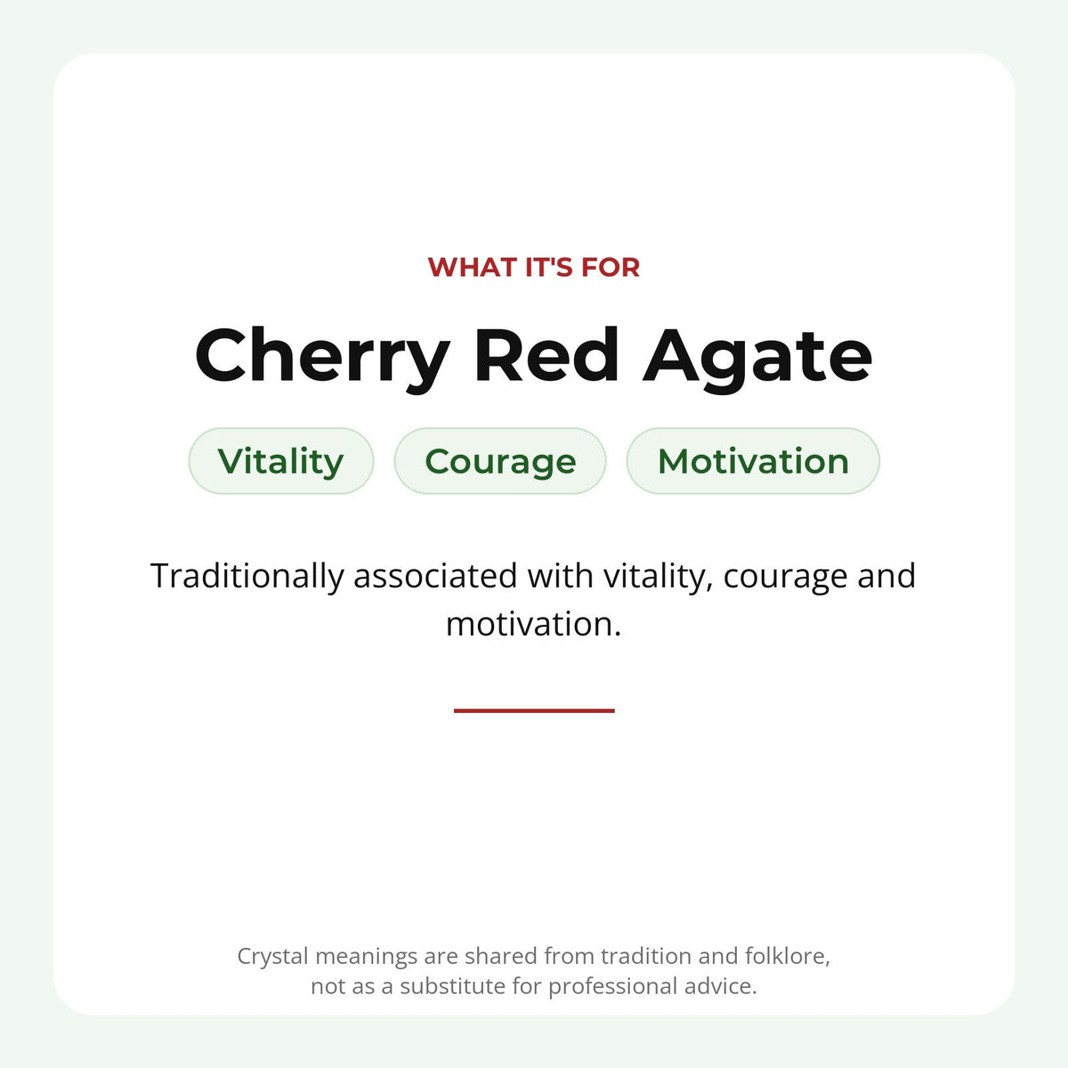 Agate Cherry Red Round Bracelet - 8mm (Enhanced)
