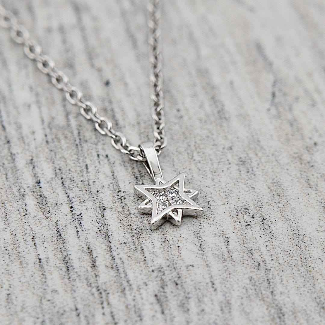 Collier Étoile du Nord en argent sterling