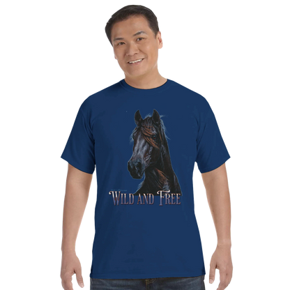 Wild and Free Comfort Colors Unisex Tee – 100% Cotton