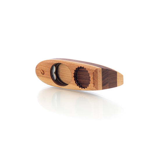 Der vielseitige Flaschenöffner aus Holz „Der ultimative Deckelknacker“