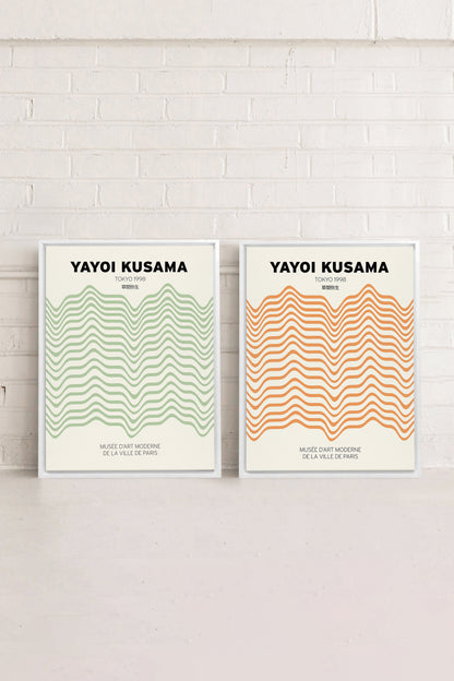 KOMBI YAYOI (2 Werke auf Leinwand, auf Keilrahmen gespannt)