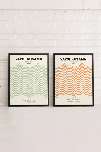 KOMBI YAYOI (2 Werke auf Leinwand, auf Keilrahmen gespannt)