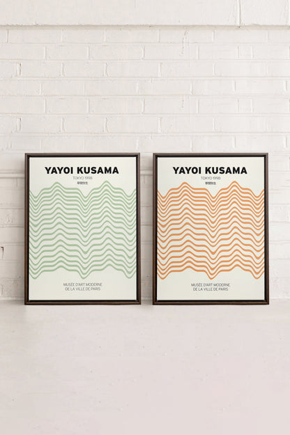 KOMBI YAYOI (2 Werke auf Leinwand, auf Keilrahmen gespannt)