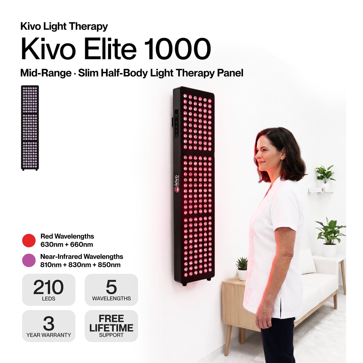 Kivo Elite 1000 Bundle: 2 x Elite 1000 & FREE Easel Stand