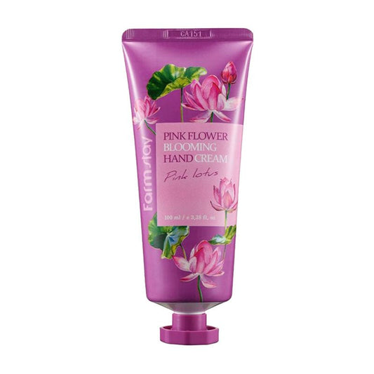 Farm Stay Pink Flower Blooming Hand Cream Pink Lotus 100ml