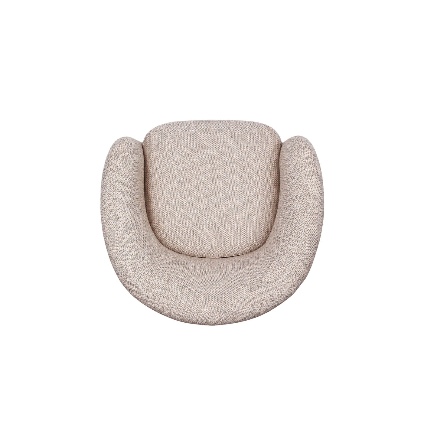 Chloe Pine Wood Tweed Akzentsessel - Beige