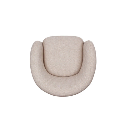 Chloe Pine Wood Tweed Akzentsessel - Beige