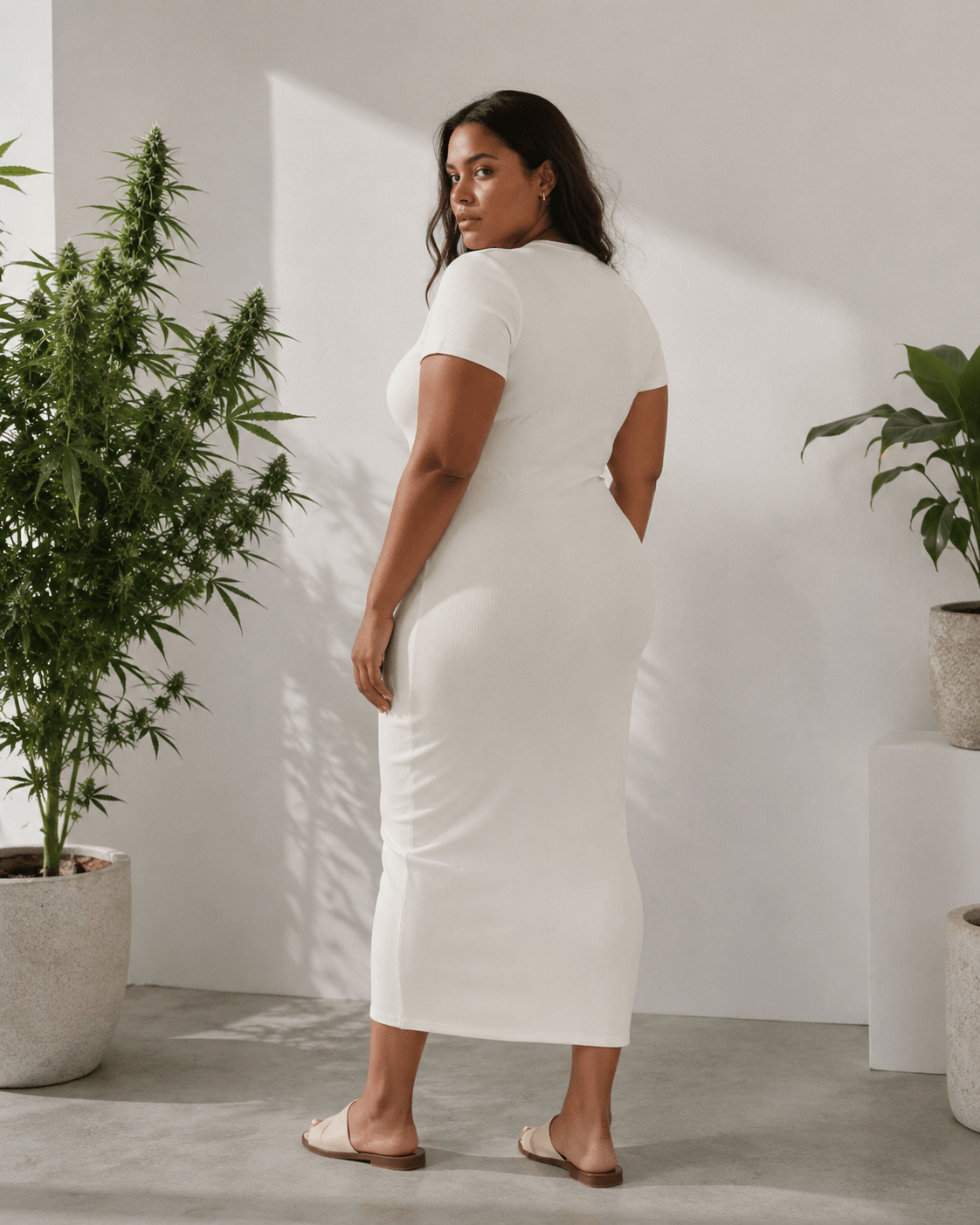 Flora Bodycon Maxi Dress