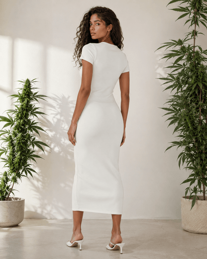 Flora Bodycon Maxi Dress