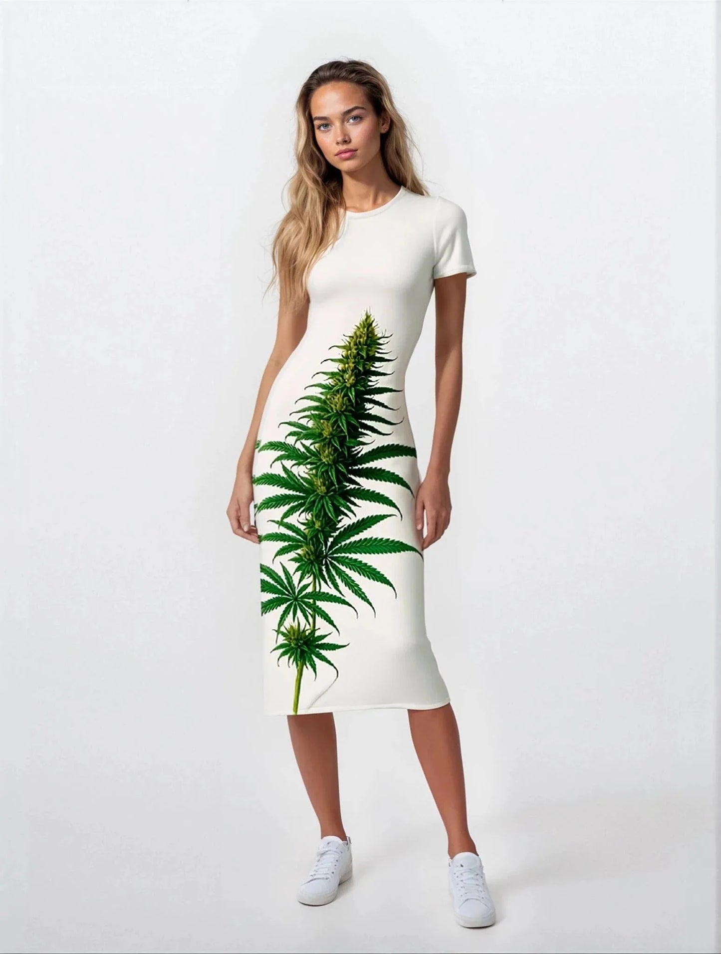 Flora Bodycon Maxi Dress