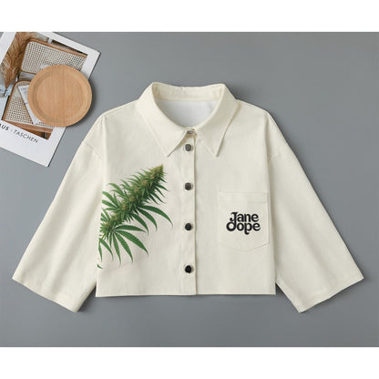 Flora Women's Cropped Jacket | Cotton