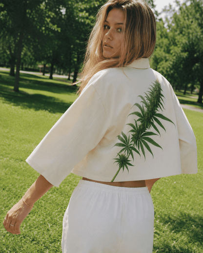 Flora Women's Cropped Jacket | Cotton