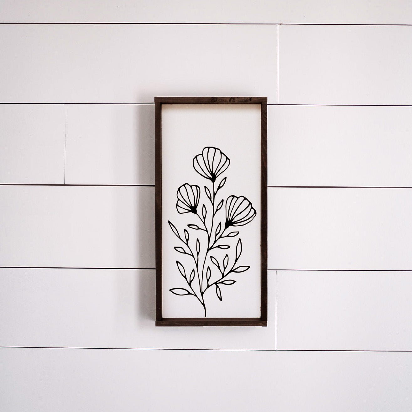 Flower Bouquet Wood Sign - AURABAGS SHOP