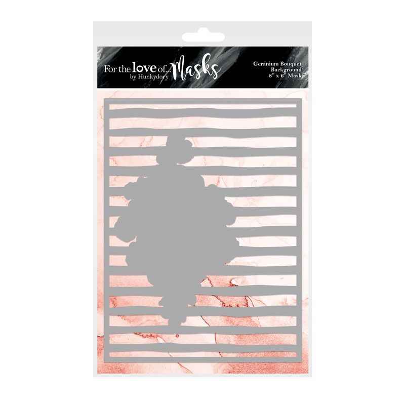 For The Love Of Masks - Geranium Bouquet Background Mask