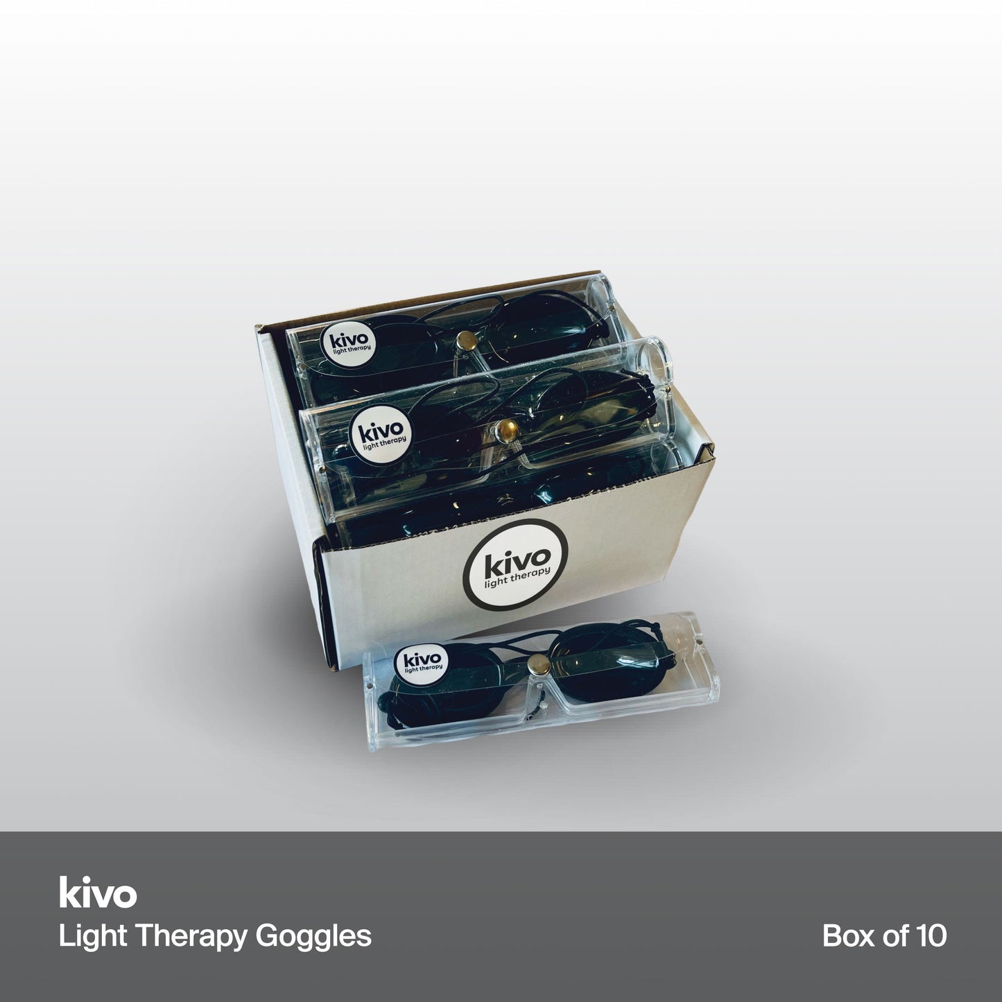 Kivo Goggles: Blue, NIR, and Light Therapy Eye Goggles