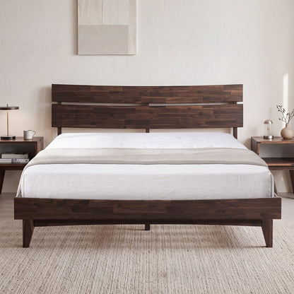 Aurora Solid Wood Bed Frame