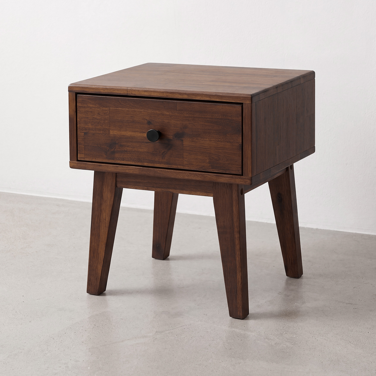 Sofia 1-Drawer Solid Wood Nightstand