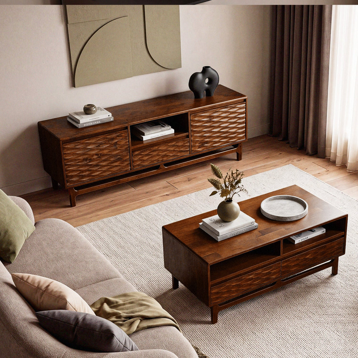 Elara Wooden Coffee Table