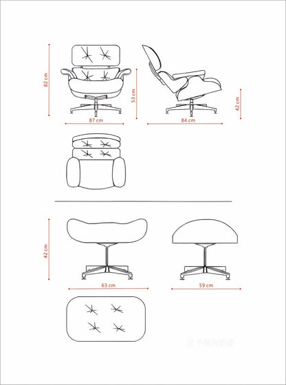 Harold Modern Leisure Chair