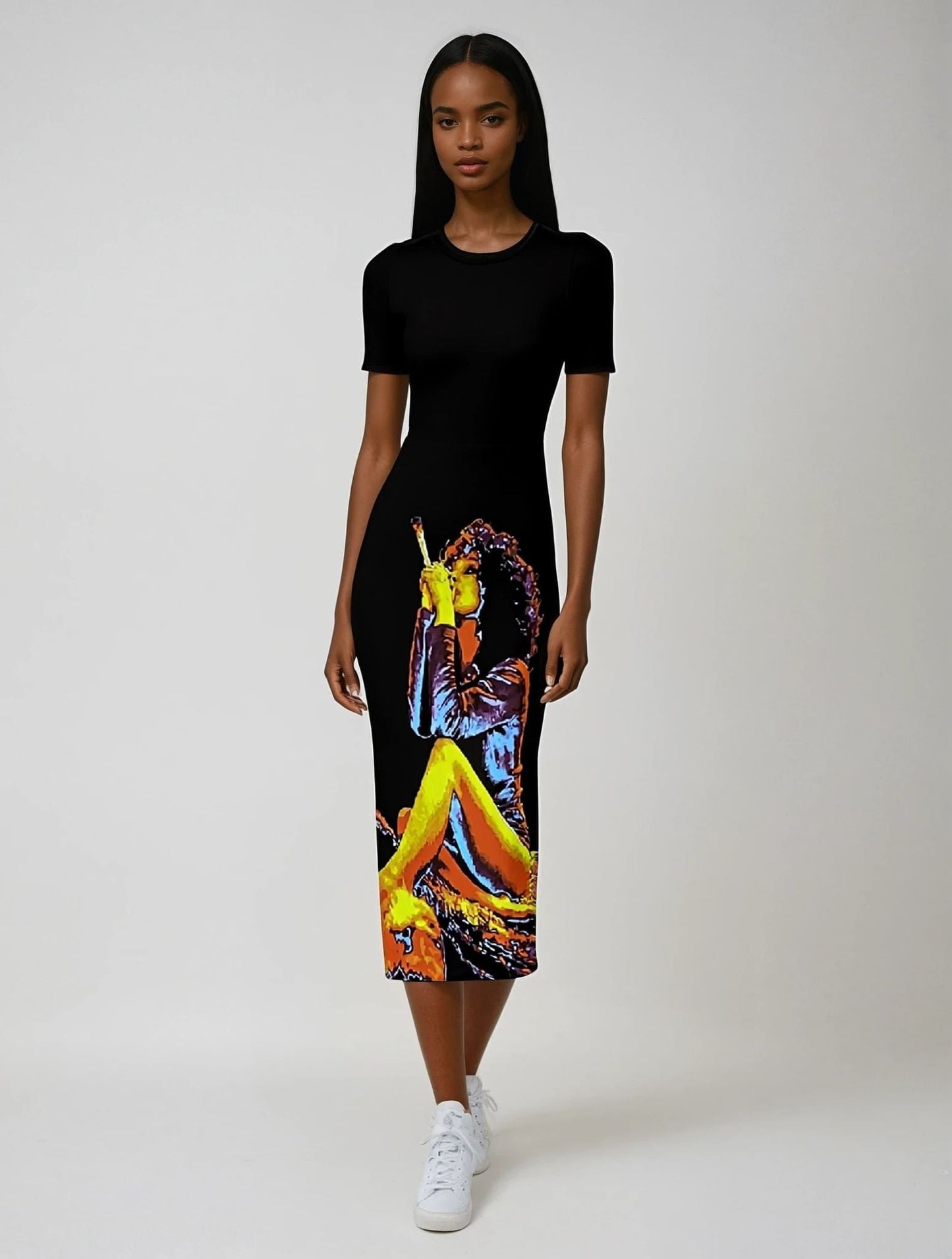 Hotbox Goddess Bodycon Maxi Dress