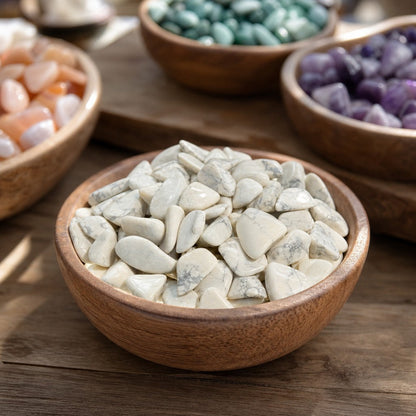 Howlite Magnesite Tumbled Stones