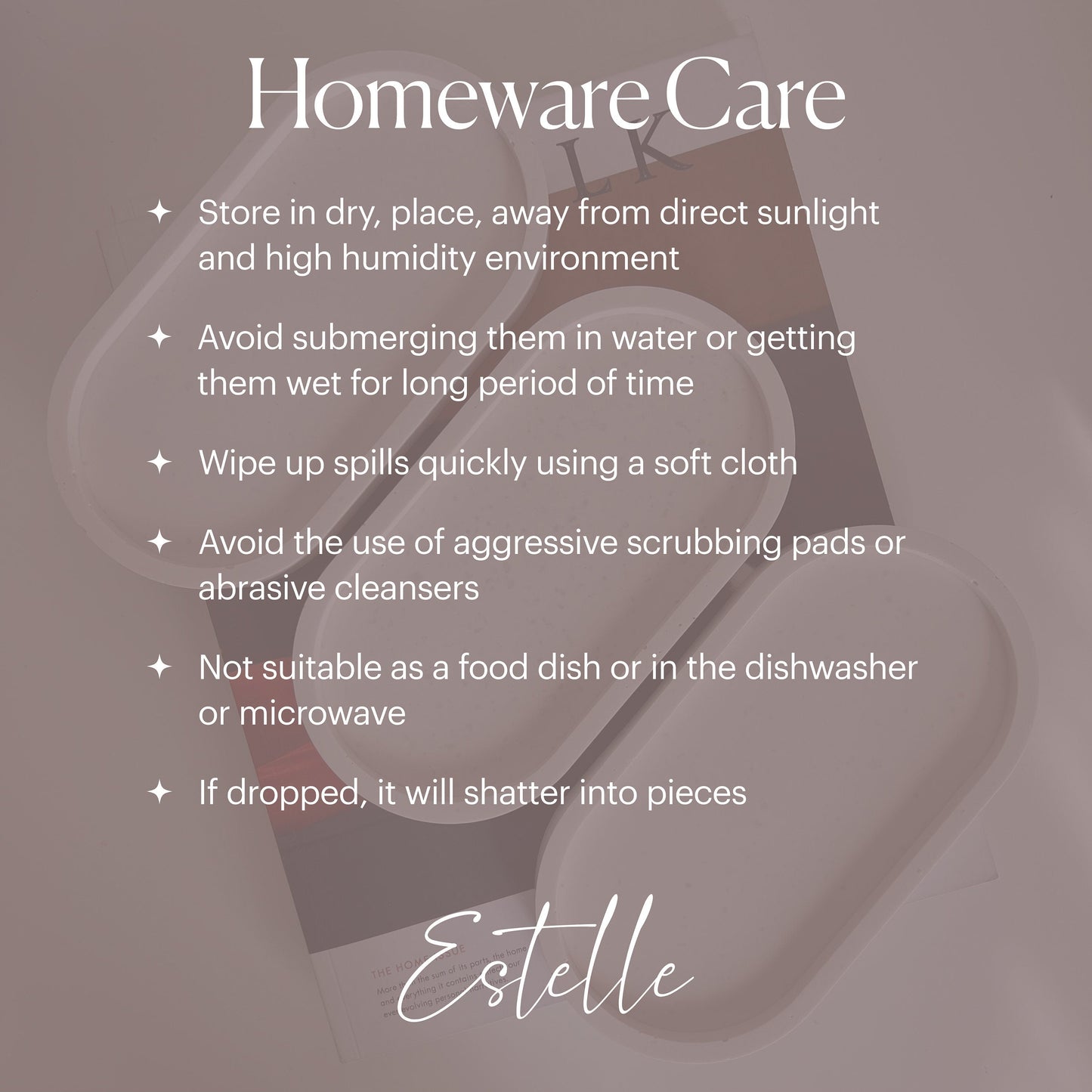 Pleated Geometric Jesmonite Tray | Sculptural Jewelry Dish