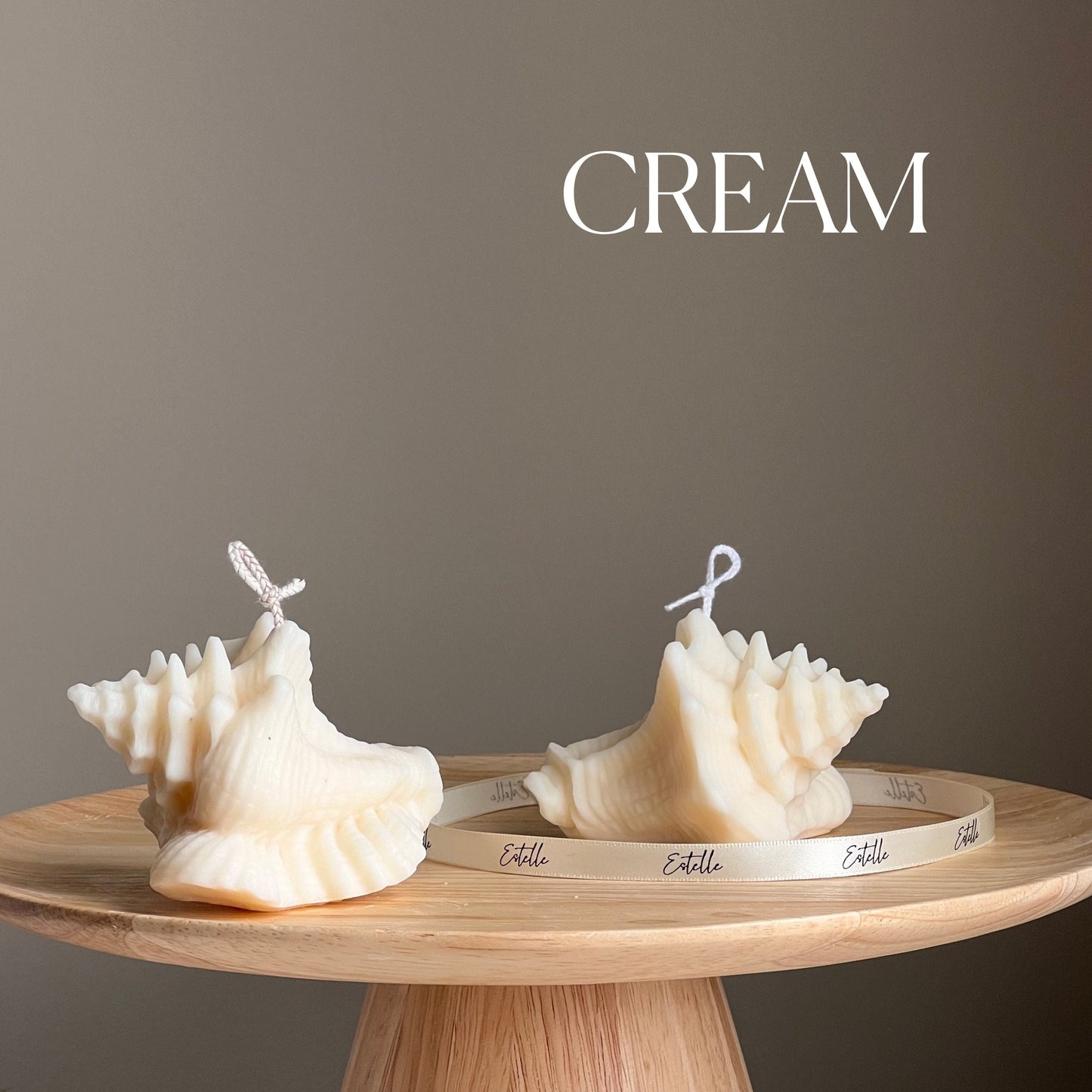 Clam Shell Soy Candle | Decorative Sea Shell