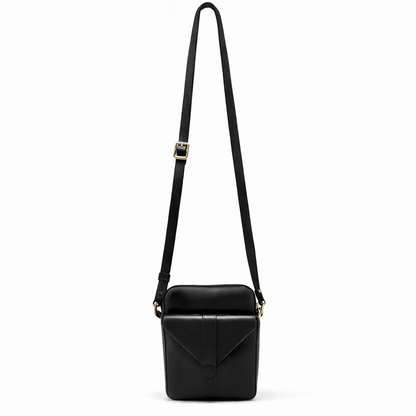 Petit sac en cuir noir — Nadine PRÉCOMMANDE 4 à 8 semaines