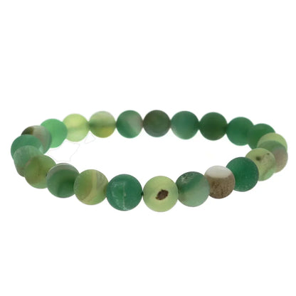 Agate Druzy Bead Bracelet