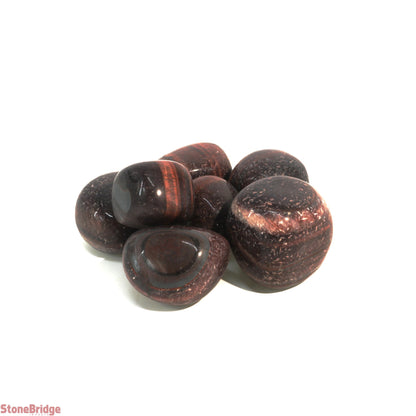 Red Tiger Eye Tumbled Stones - India