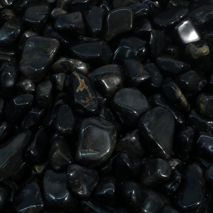 Black Onyx Tumbled Stones - Brazil