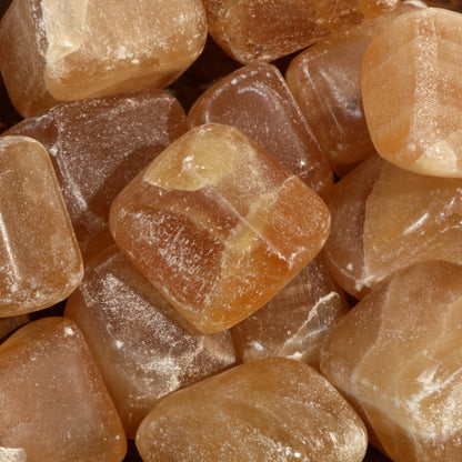Calcite Honey Tumbled Stones
