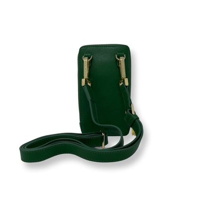 Petit Sac à bandoulière en Cuir Véritable Dark Green, Marie-Josée