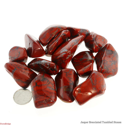 Brecciated Jasper Tumbled Stones