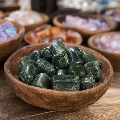 Jade Nephrite Tumbled Stones - Pakistan
