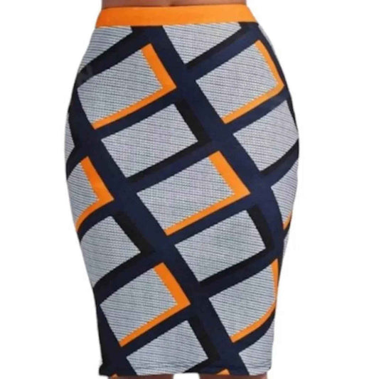 Jupe motif losange