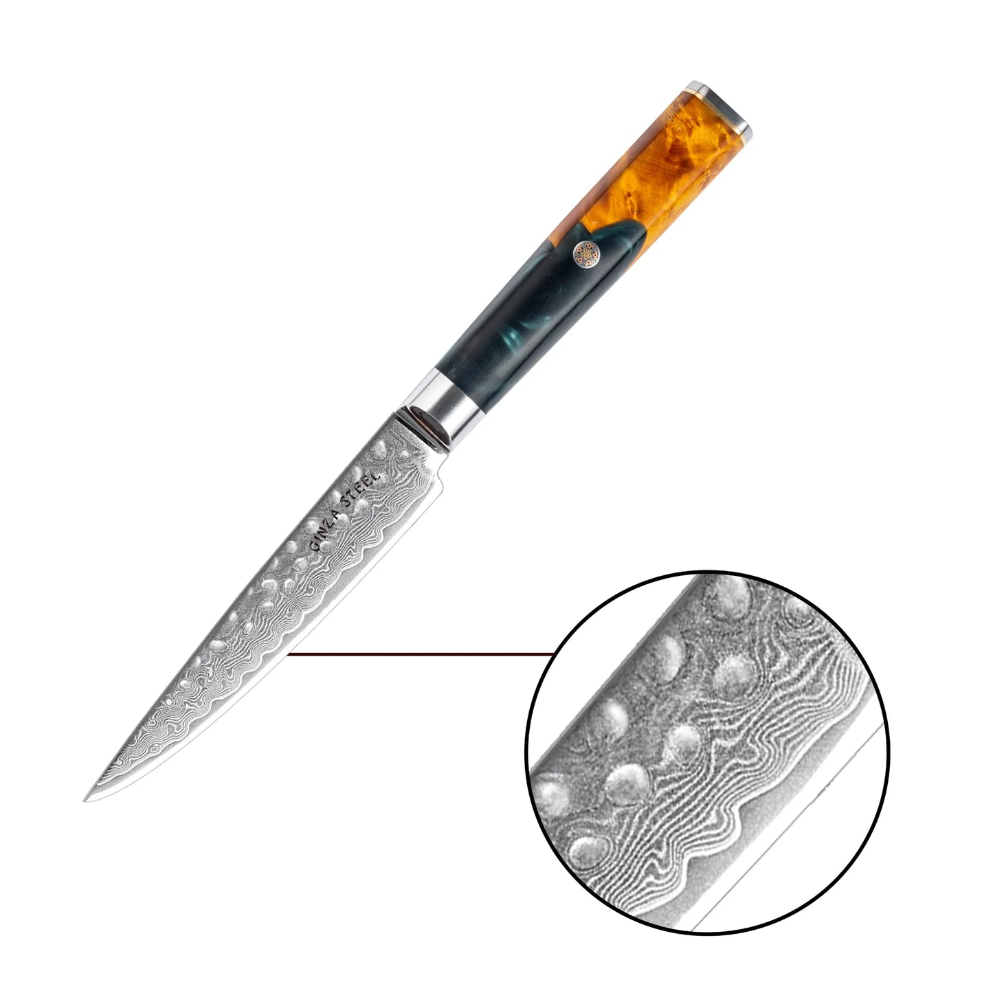 Kaze Katana Universalmesser 6″ | Damaststahl von Ginza Steel