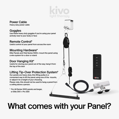 Kivo Vital 1000: Medium Full Body Red Light Therapy Panel