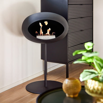 Le Feu Steel Low Dome <br>Schwarz