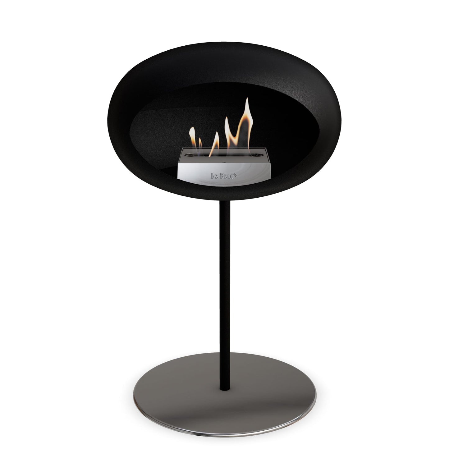 Le Feu Steel Low Dome <br>Schwarz