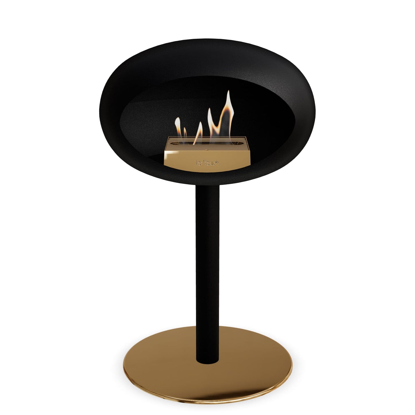 Le Feu Steel Low Dome <br>Schwarz