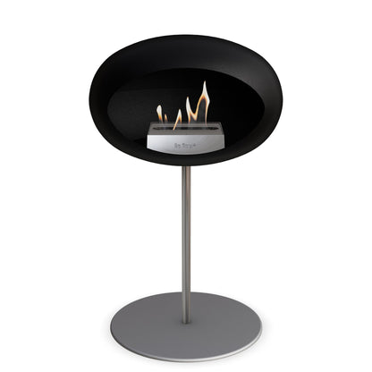 Le Feu Steel Low Dome <br>Schwarz