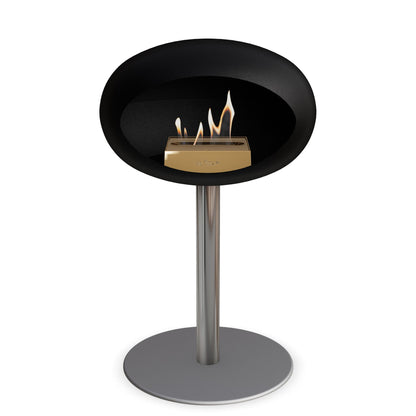 Le Feu Steel Low Dome <br>Schwarz