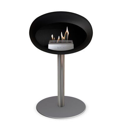 Le Feu Steel Low Dome <br>Schwarz