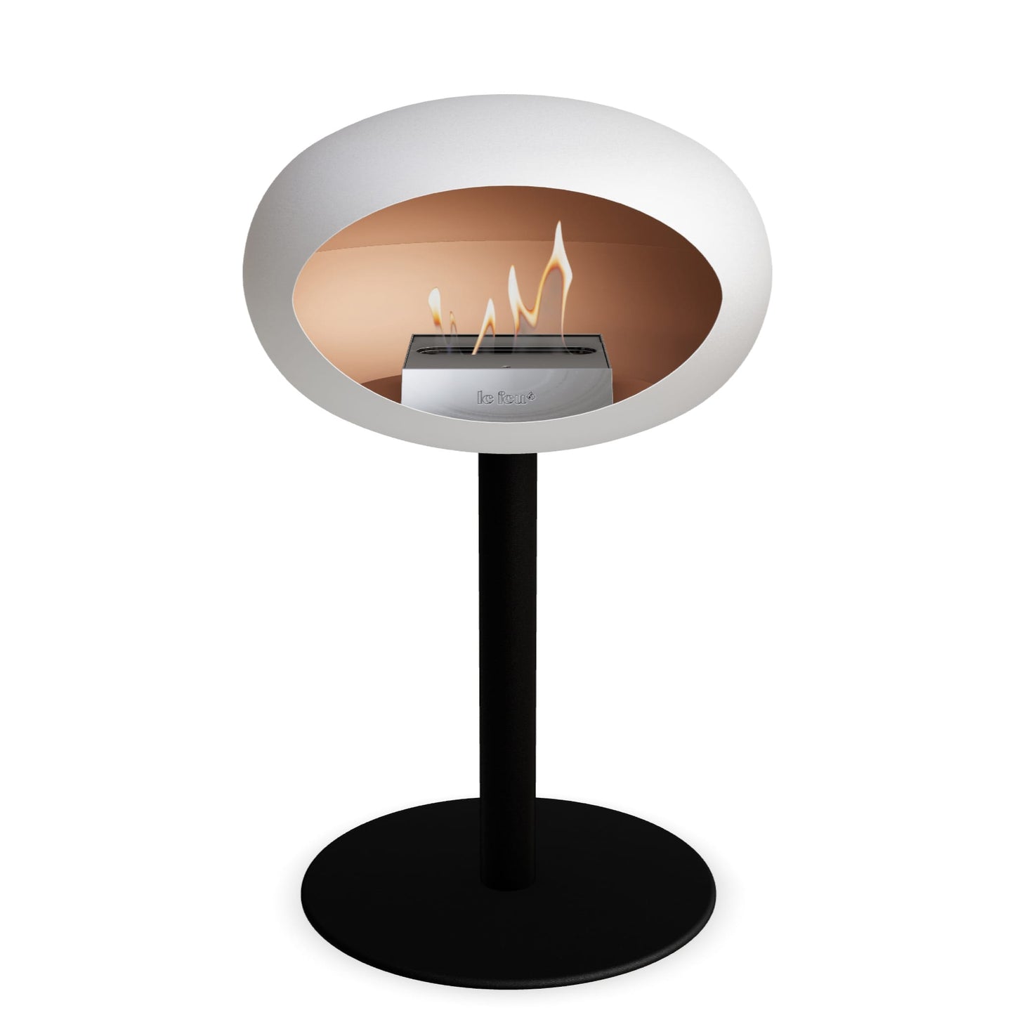 Le Feu Steel Low Dome <br>Weiß