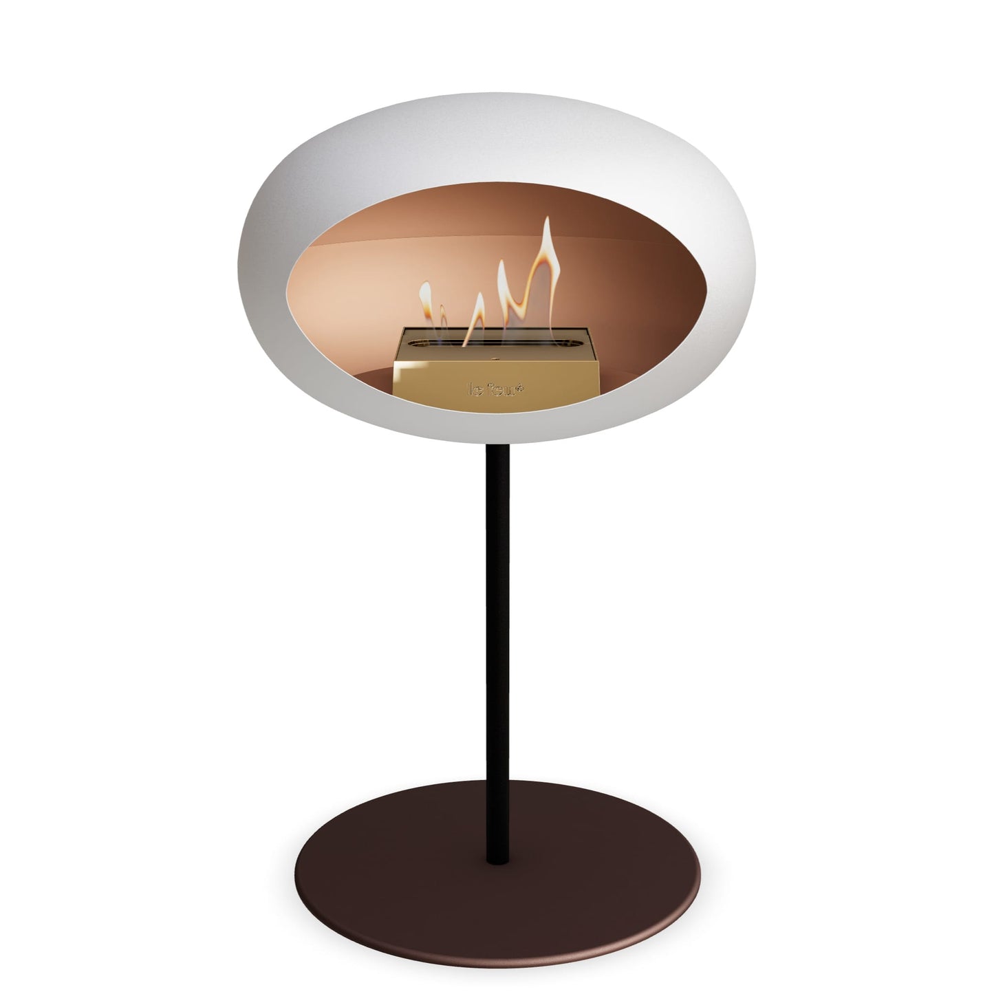 Le Feu Steel Low Dome <br>Weiß