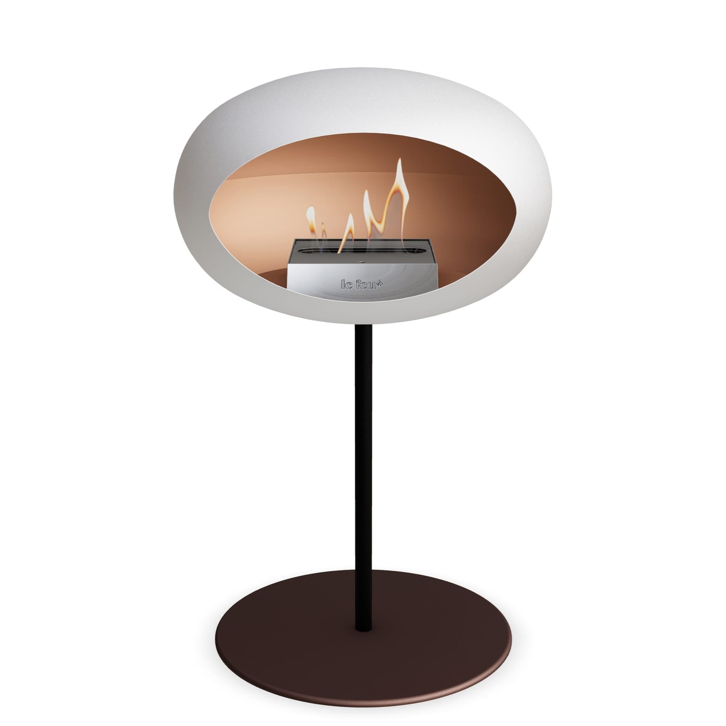 Le Feu Steel Low Dome <br>Weiß