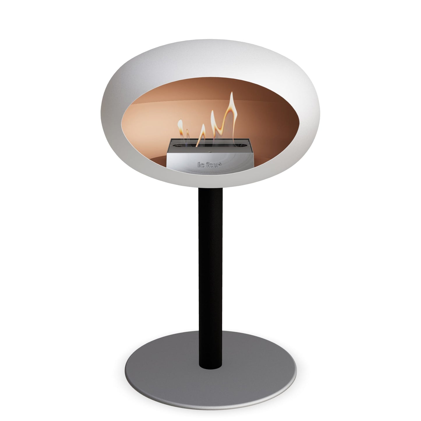 Le Feu Steel Low Dome <br>Weiß