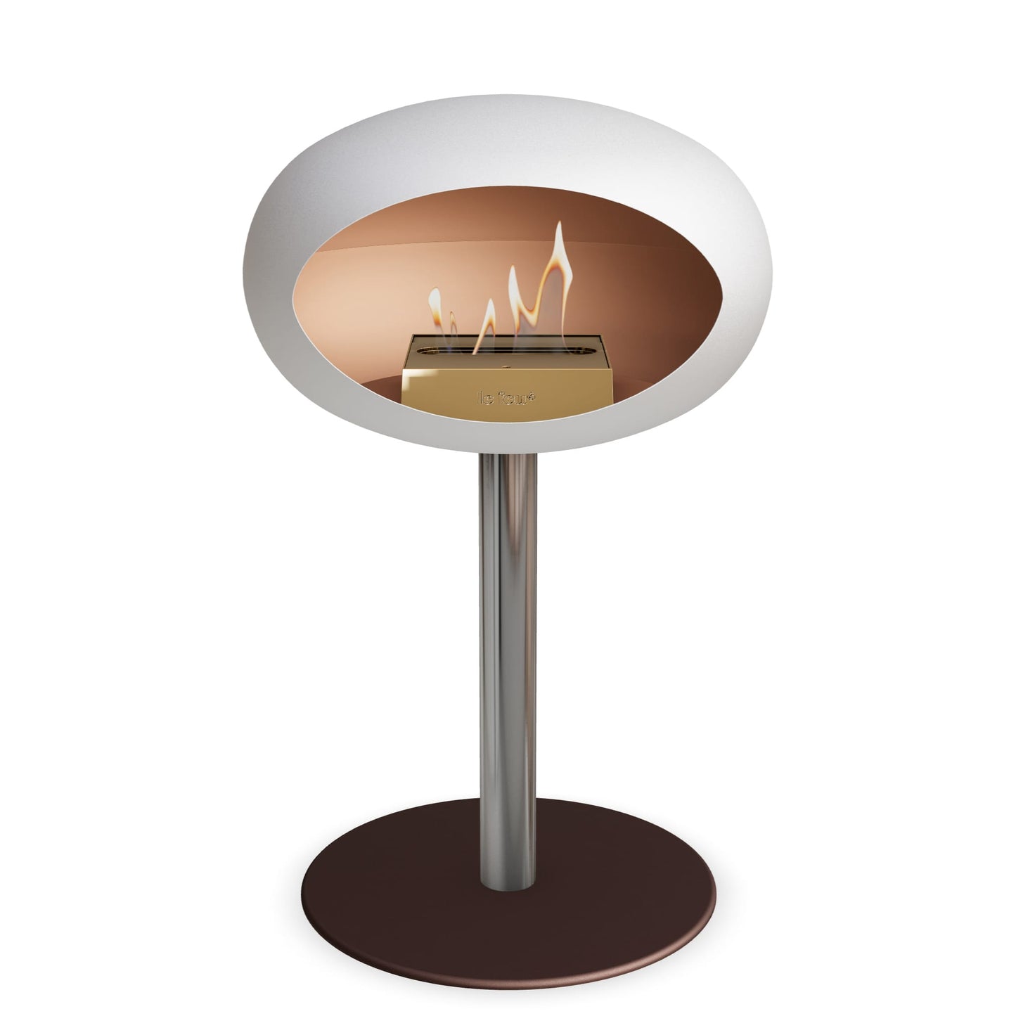 Le Feu Steel Low Dome <br>Weiß